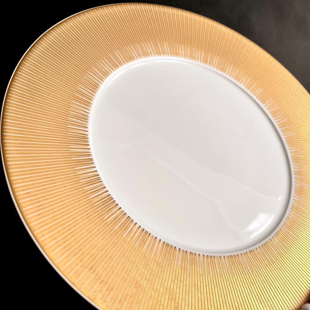 ☆新品未使用 超美品☆フランスBernardo ゴールド 大皿 サービス