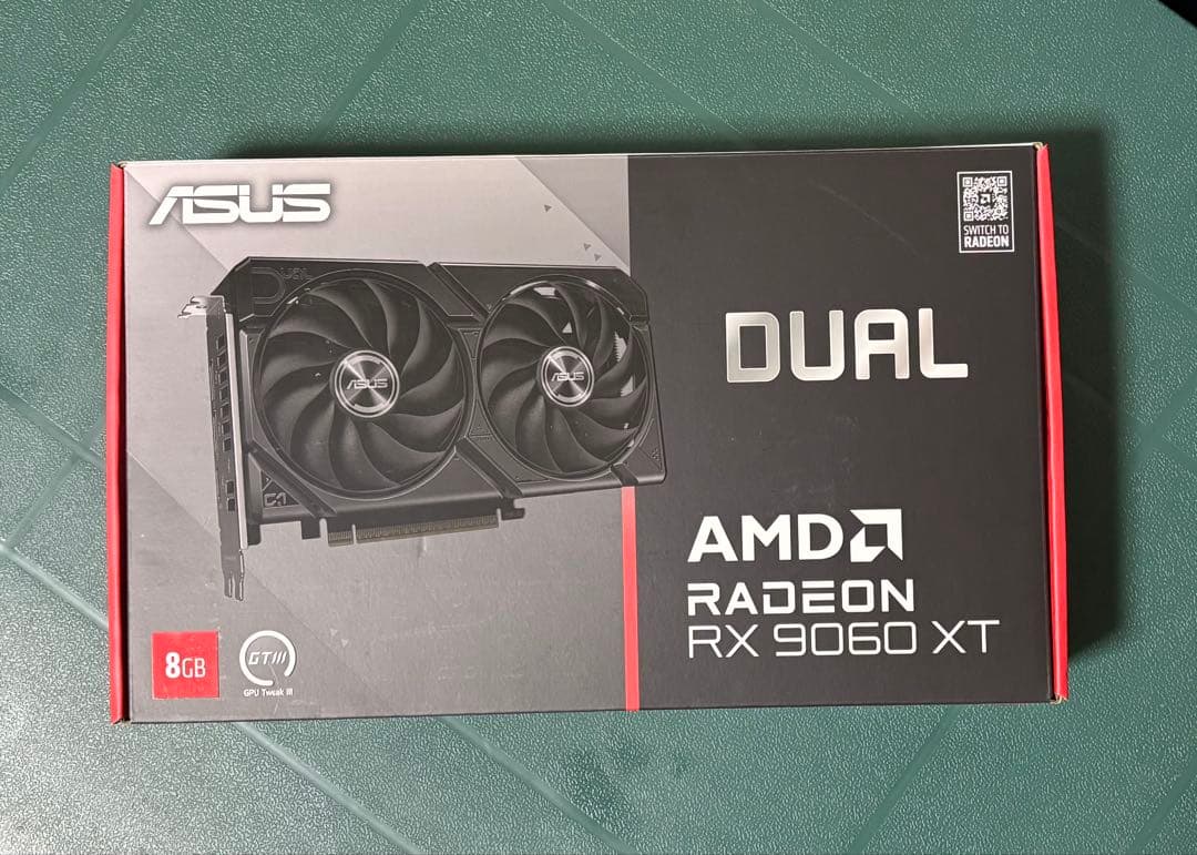 グラフィックボード・グラボ・ビデオカード ASUS Radeon RX 9060 XT 8GB DUAL ASUS Dual Radeon™ RX9060XT 8G GDDR6