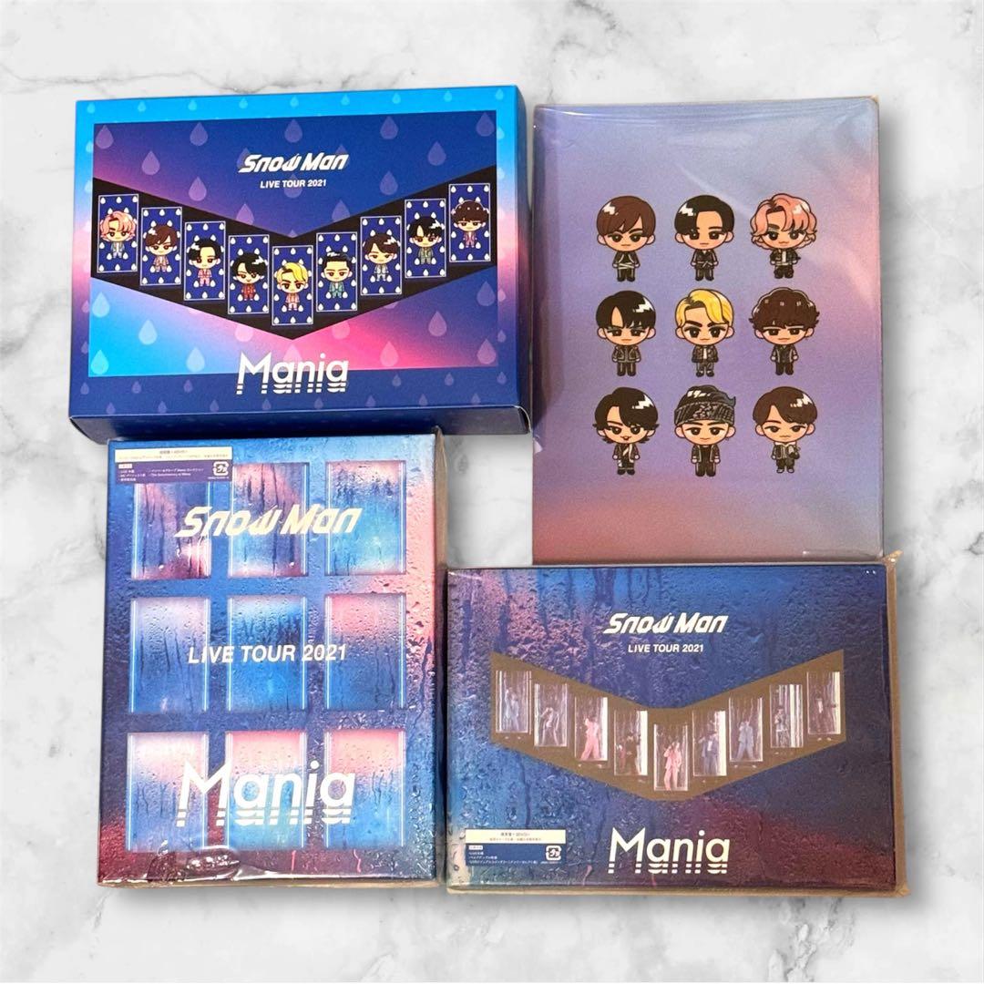 SnowMan LIVE TOUR 2021 Mania DVD初回盤+通常盤 - メルカリ