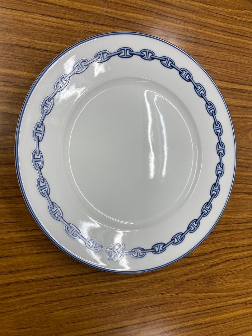 HERMES エルメス シェーヌダンクル プレート 27.5cm