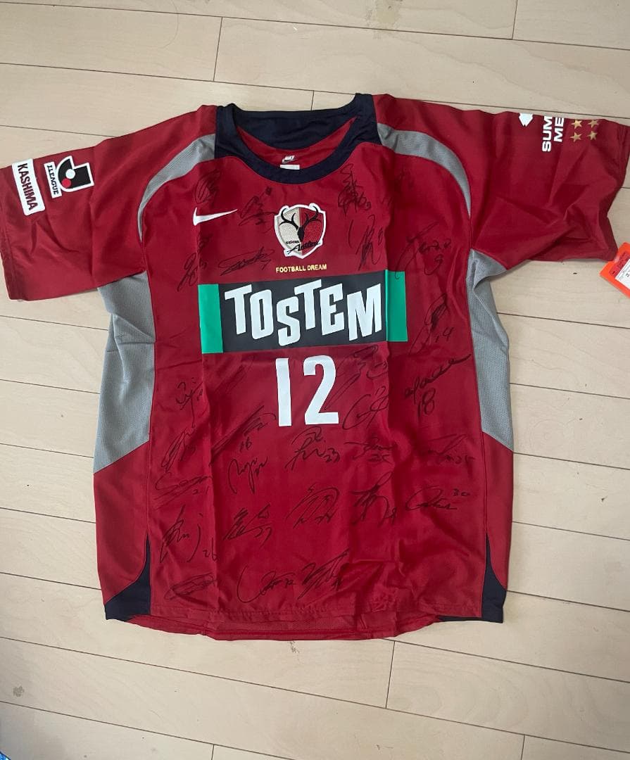 鹿島アントラーズ黄金期メンバー2006 サイン入りユニフォーム LAST