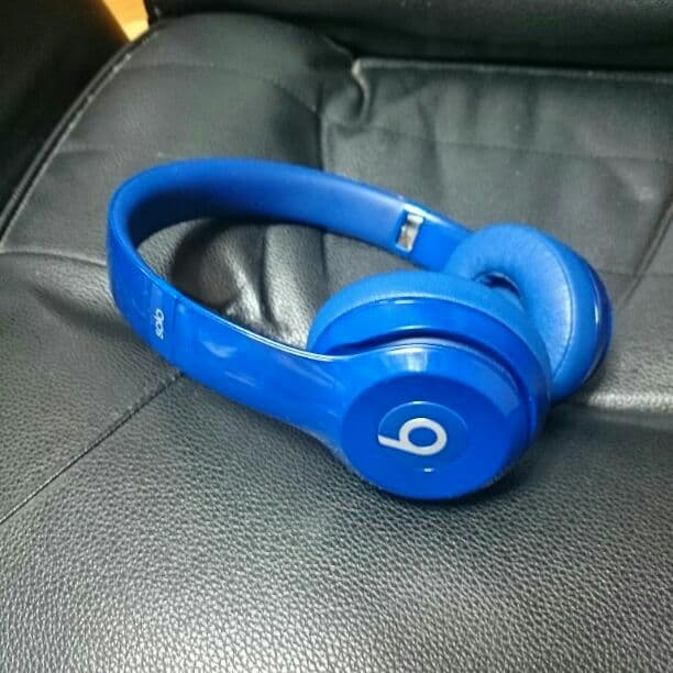 ビーツヘッドホン青 - メルカリ
