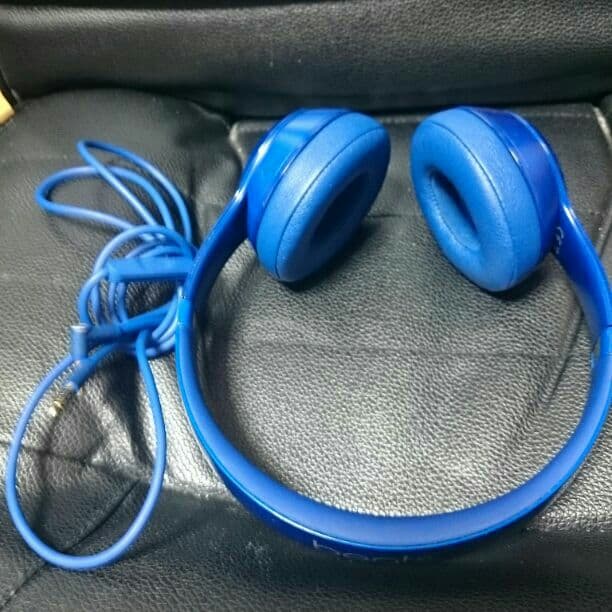 ビーツヘッドホン青 - メルカリ