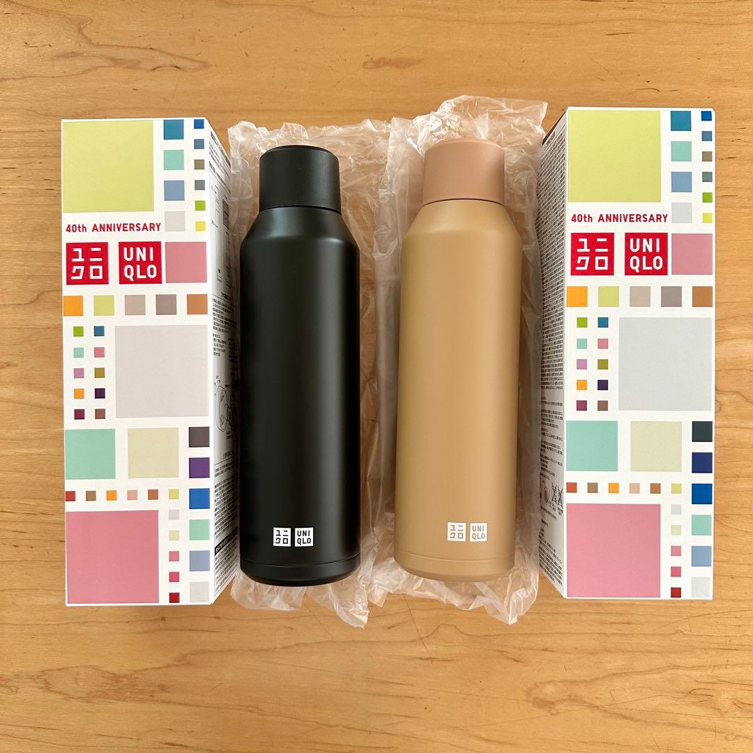 ユニクロ感謝祭 2024 炭酸対応ステンレスボトル 2本 - メルカリ