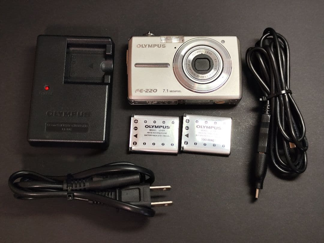 動作確認済み オリンパス fe-220 スマホ転送可能 デジタルカメラ