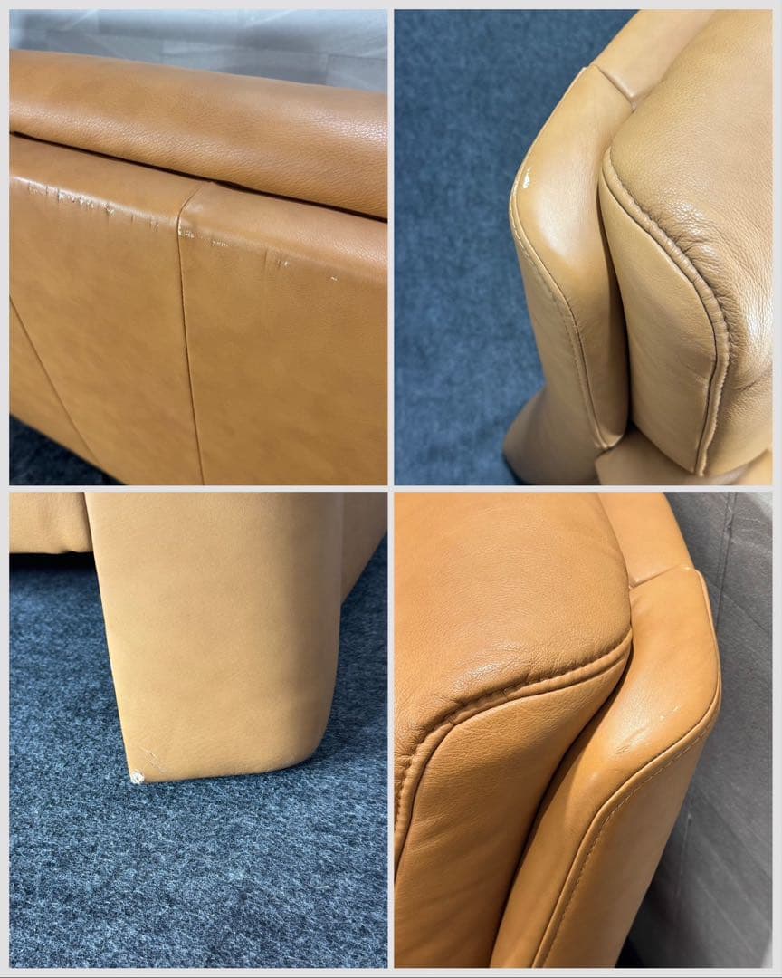 himolla ヒモラ ソファ 3人掛け ベルク 総本革 レザー d4945 - メルカリ