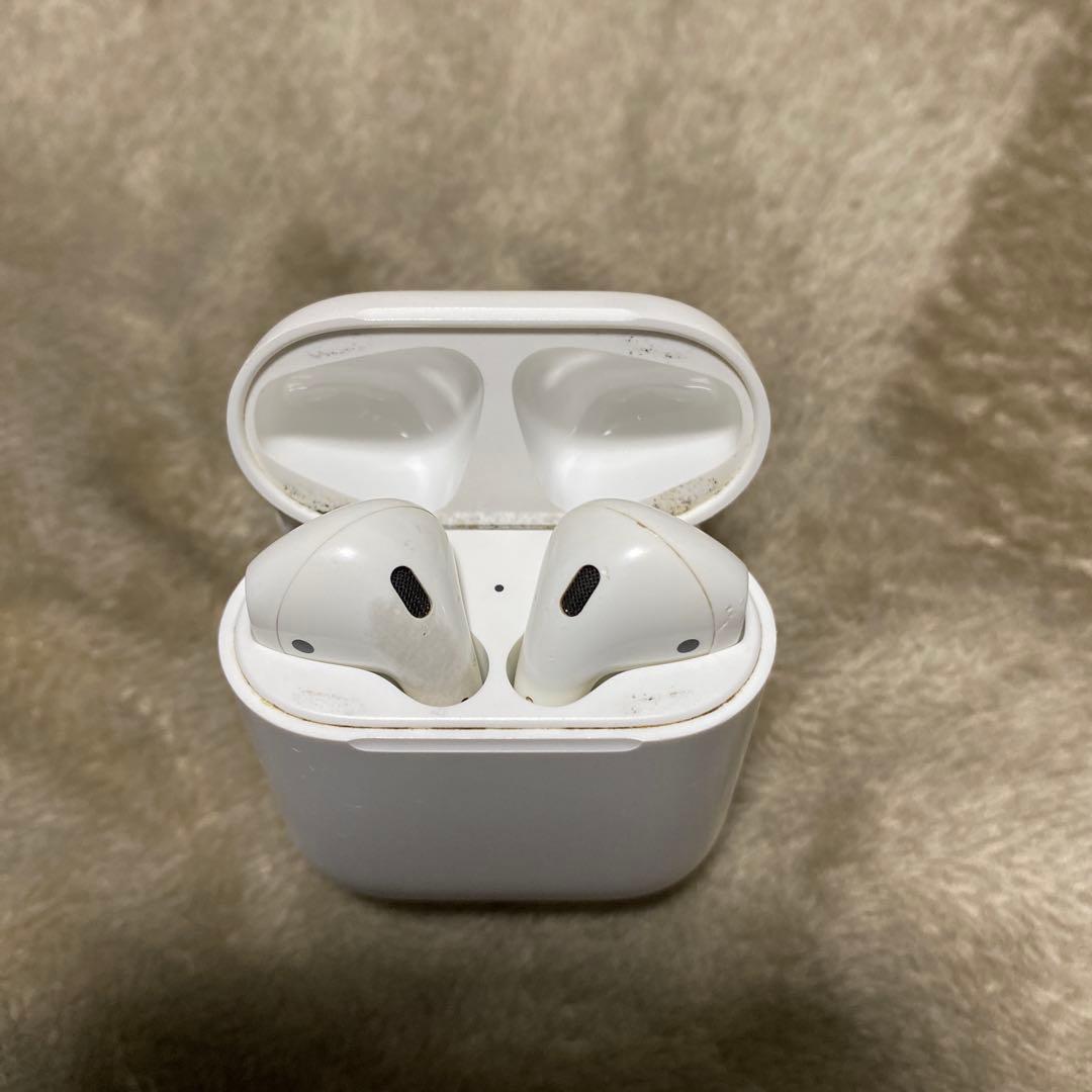 AirPods 第2世代 右耳故障 ＋充電ケース ホワイト ジャンク - メルカリ