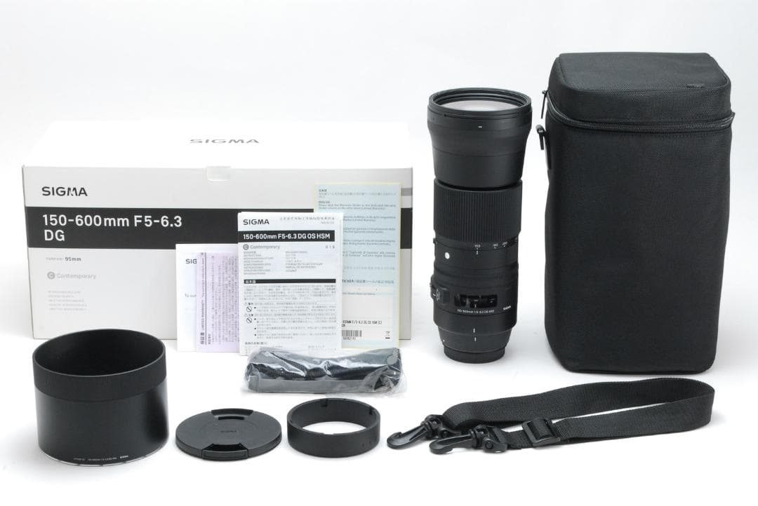 【ほぼ新品 箱付き】SIGMA 150-600mm F5-6.3 Canon 新品)SIGMA (シグマ) Sports 150-600mm F5-6.3 DG DN OS (ライカSL/TL
