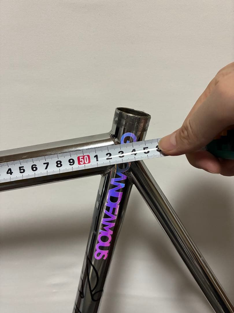 affinity lo pro初期型 フレームセット ピスト スレッド加工済み