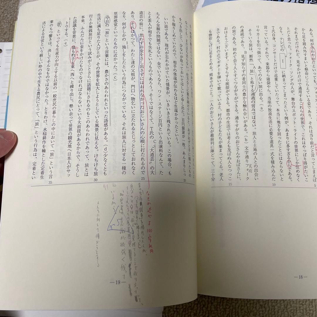 現代文 知の現場へ 笹井 厚志先生 代ゼミ テキスト 一部板書あり