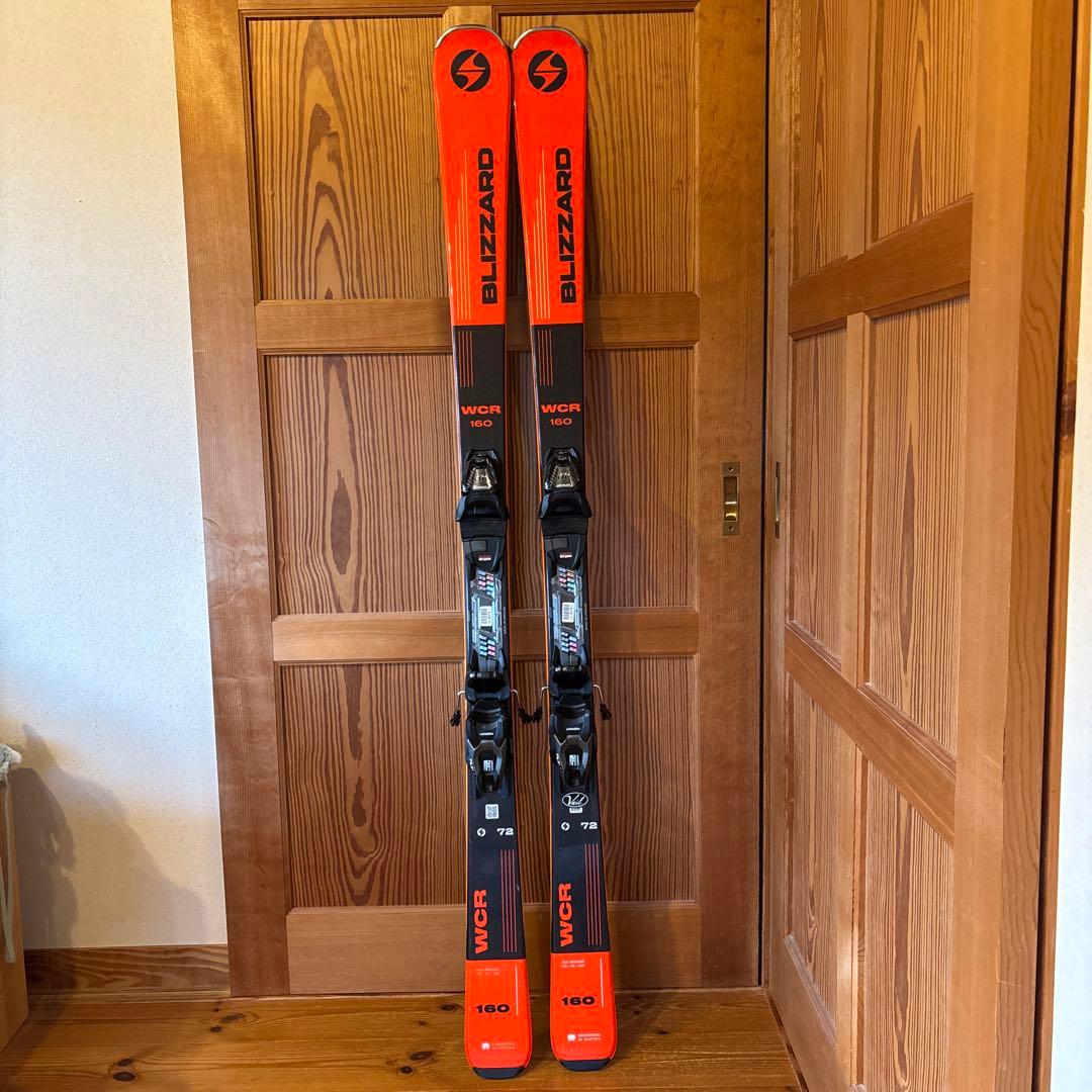 BLIZZARD WCR スキー 160cm オレンジ/ブラック BLIZZARD ブリザード スキー板 WCR ANTHRACITE/ORANGE + TLT10 DEMO