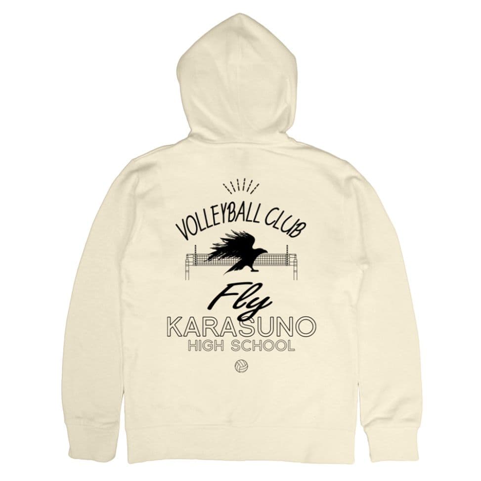 ハイキュー!! ジップパーカー 烏野高校排球部 XL - メルカリ