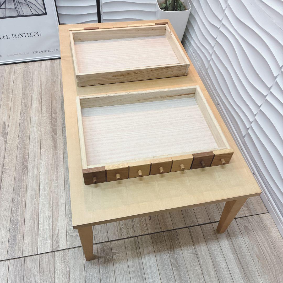 ◇大阪府全域 神戸市 配達料無料！◇グラナータ◇ローテーブル◇引出