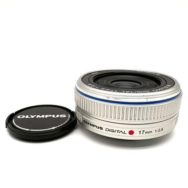 【美品】オリンパス M.ZUIKO DIGITAL 17mm F2.8 シルバー オリンパス（OLYMPUS） 単焦点 レンズ OLYMPUS M.ZUIKO DIGITAL 17mm
