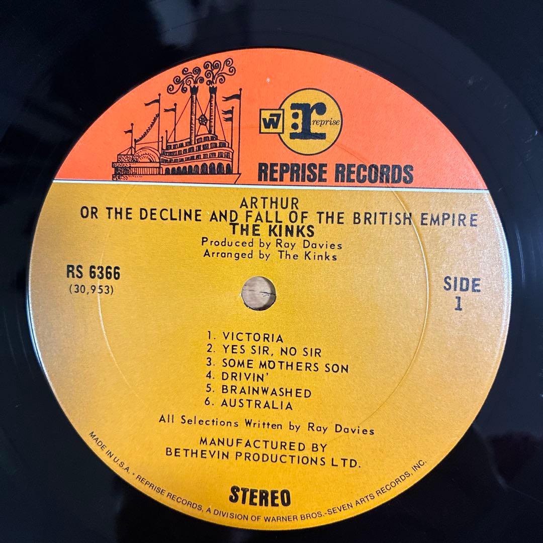 キンクス 名盤 レコード アーサー USオリジナル盤 - メルカリ