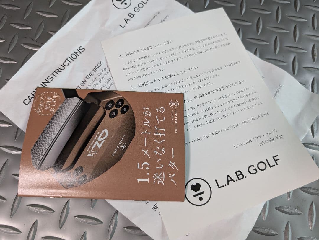 日本正規品　L.A.B.GOLF ラブゴルフOZ.1i HSパター 34インチ