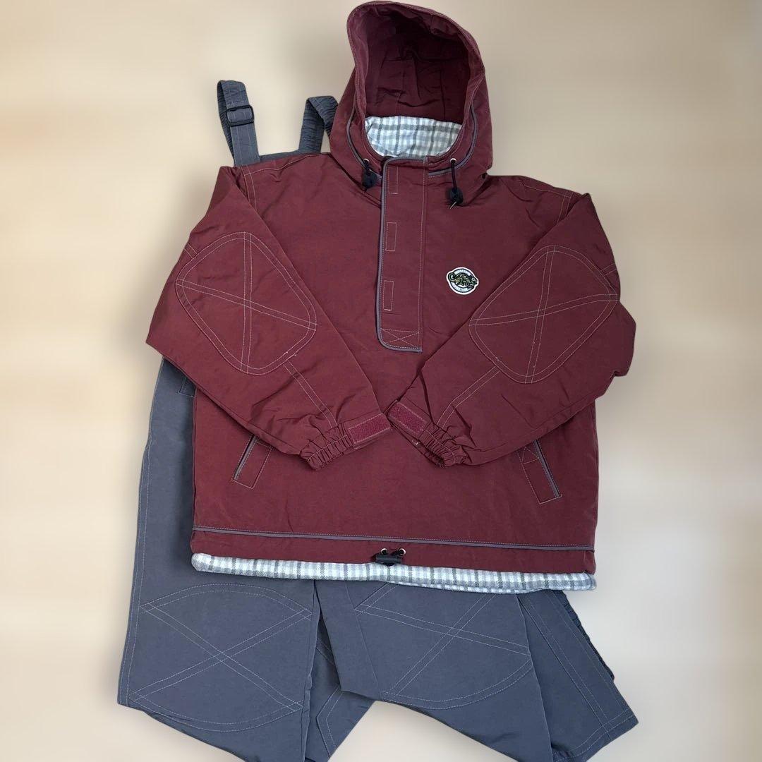 ピンクターン　スキーウェア　上下セット　ボルドー×グレー　Lサイズ 楽天市場】スノーボードウェア スキーウェア 上下セット レディース