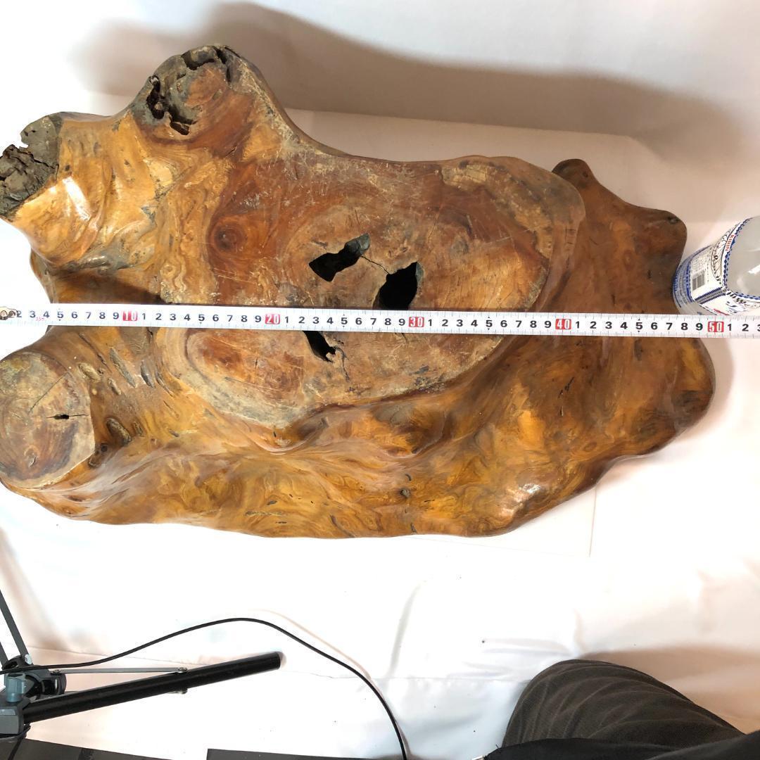 盆栽台、華台　花台　盆栽卓　飾り台　天然木 　60㎝、15.8kg
