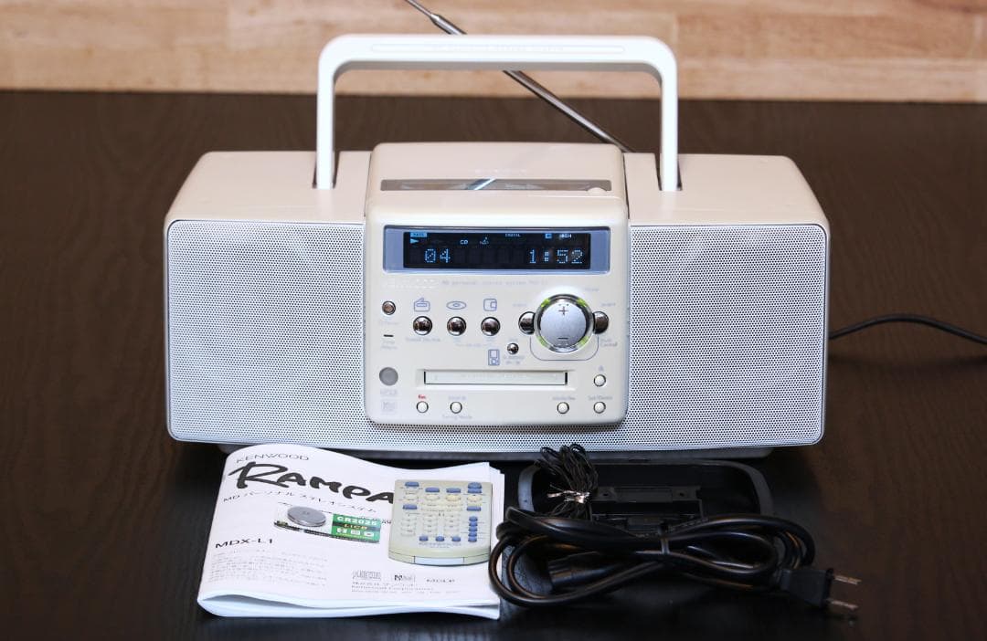 KENWOOD MDX-L1 CD/MD/TUNER コンポ ラジカセ 美品　白 KENWOOD MDX-L1 CD/MD/TUNER コンポ ラジカセ｜Yahoo!フリマ（旧PayPay