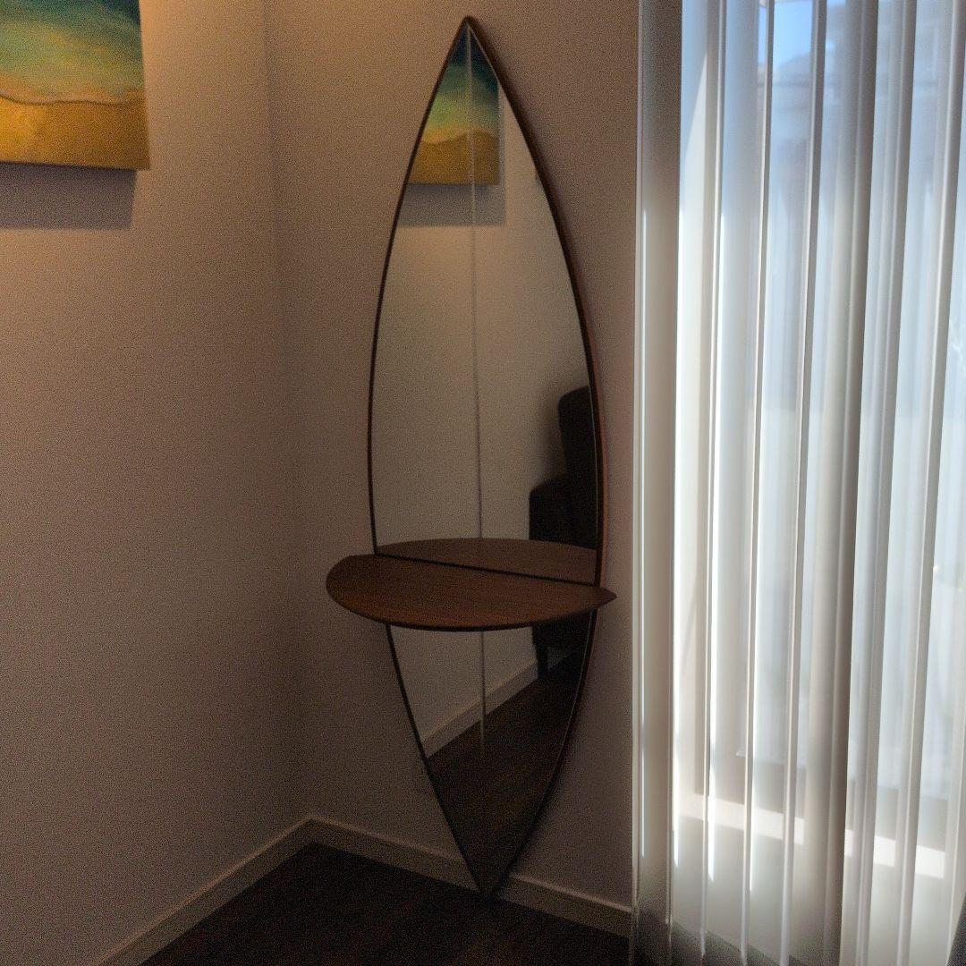 【美品】ポラダ アクタス SURF2 サーフボード 鏡 姿見 ACTUS SURF2 MIRROR（サーフ2 ミラー） - ACTUS