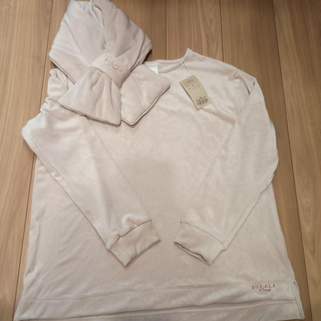 SUKALA HOMEリラックスフィルセラシャギーベロアパジャマおまけ付き訳