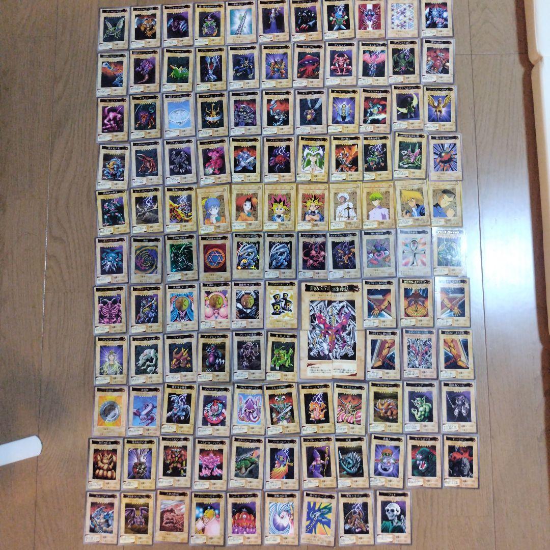 【希少】バンダイ版遊戯王フルコンプ118枚＋TA2 遊戯王【バンダイ版】フルコンプ118枚＋TA2青眼の白竜3体連結 全119枚