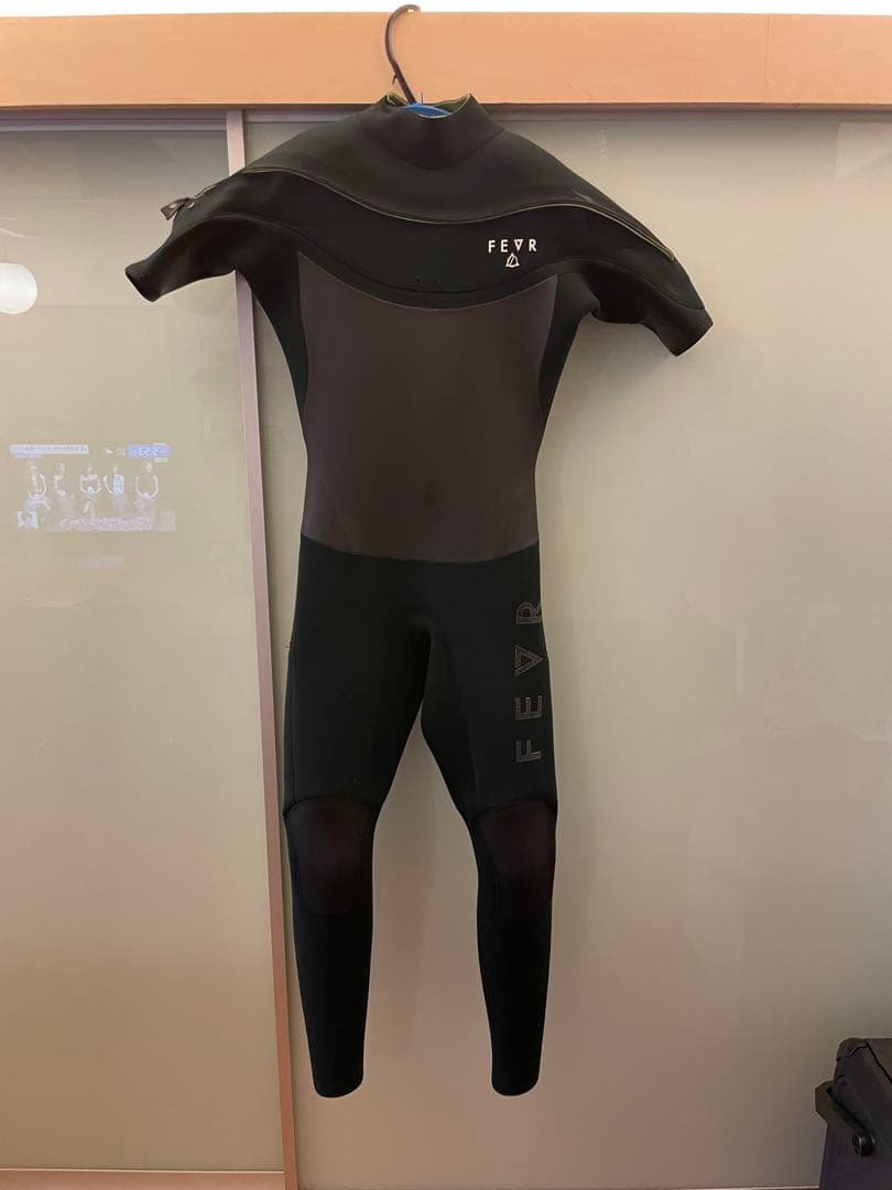 【最終値下げ】FEVR ブラック シーガル ウェットスーツ　ML相当 FEVR SEED HORIZON シーガル 3mm オールジャージ フォーエバー