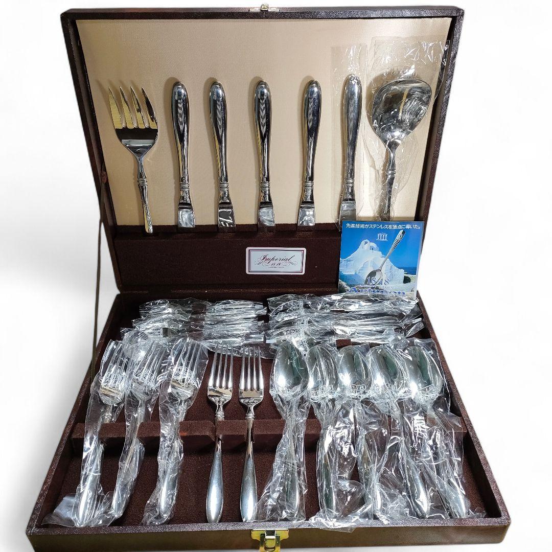 AZUMA アヅマ インペリアル カトラリーセット 28本 ステンレス 箱付き Azuma (アズマ) カトラリーセット インペリアル｜トレファクONLINE