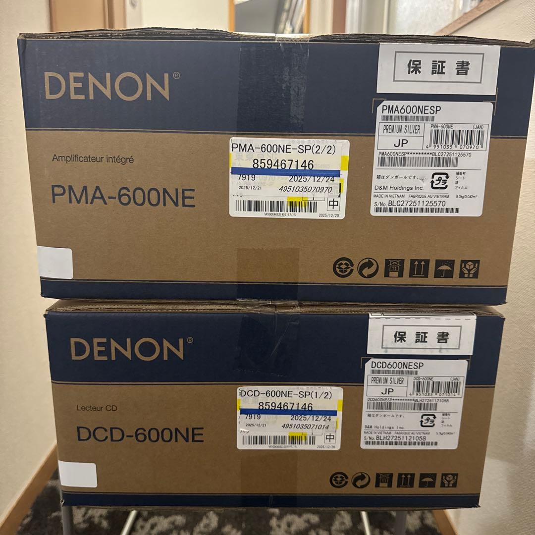 DENON（デノン）PMA-600NE DCD-600NE新品セット - メルカリ