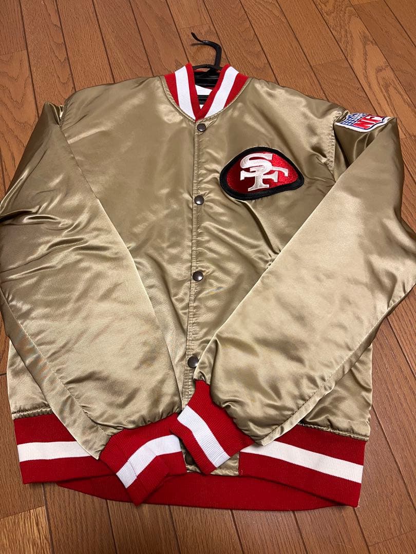 NFL 49ers 90s スターター USA製ナイロンスタジャン - メルカリ