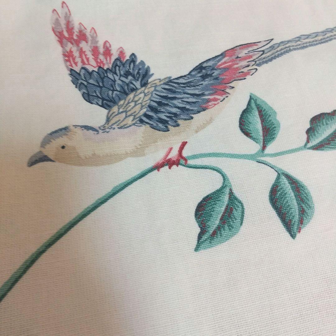 ローラアシュレイ エルベデンクリムゾン ハンドメイドカーテン