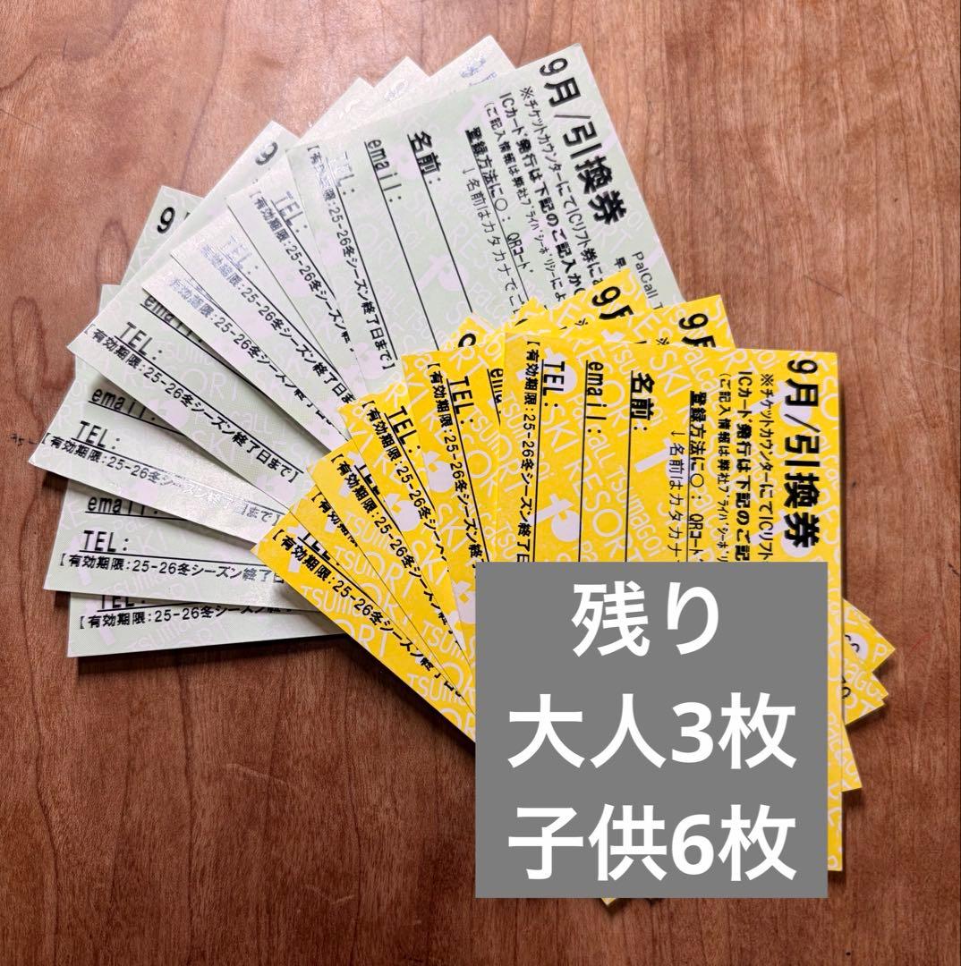 パルコール嬬恋リフト券 複数購入可能 - メルカリ