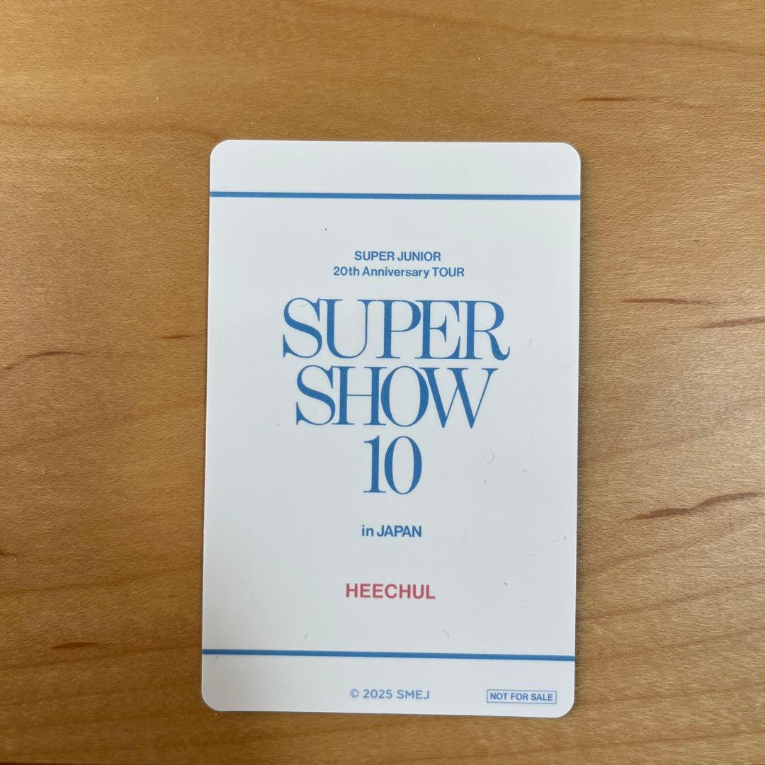 SUPER SHOW 10 HEECHUL ランダムフォトカード - メルカリ