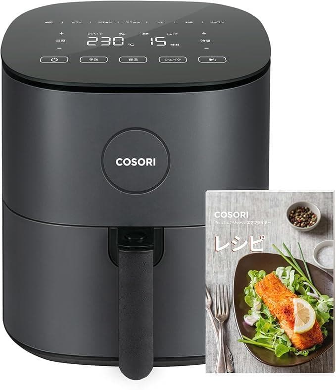 【最終値下】COSORI エアフライヤ 4.7L 大容量 ノンオイル SS10
