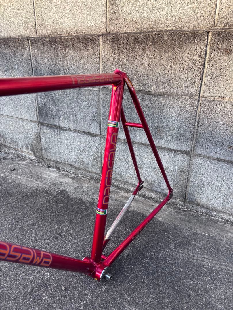 NAGASAWA ピストバイク フレーム NJS 中野レッド C-C530 - メルカリ