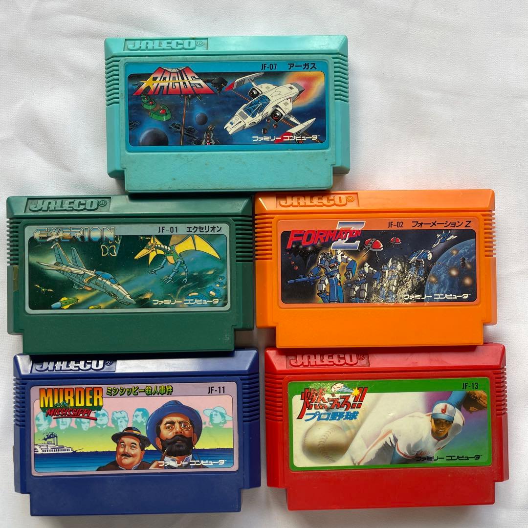 JALECOファミコンカセット5本セット［アーガス他］ - メルカリ