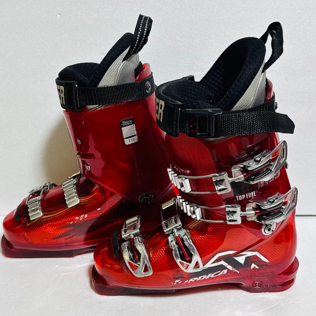25.5cm FISCHER TOP FUEL スキーブーツ 115 レッド