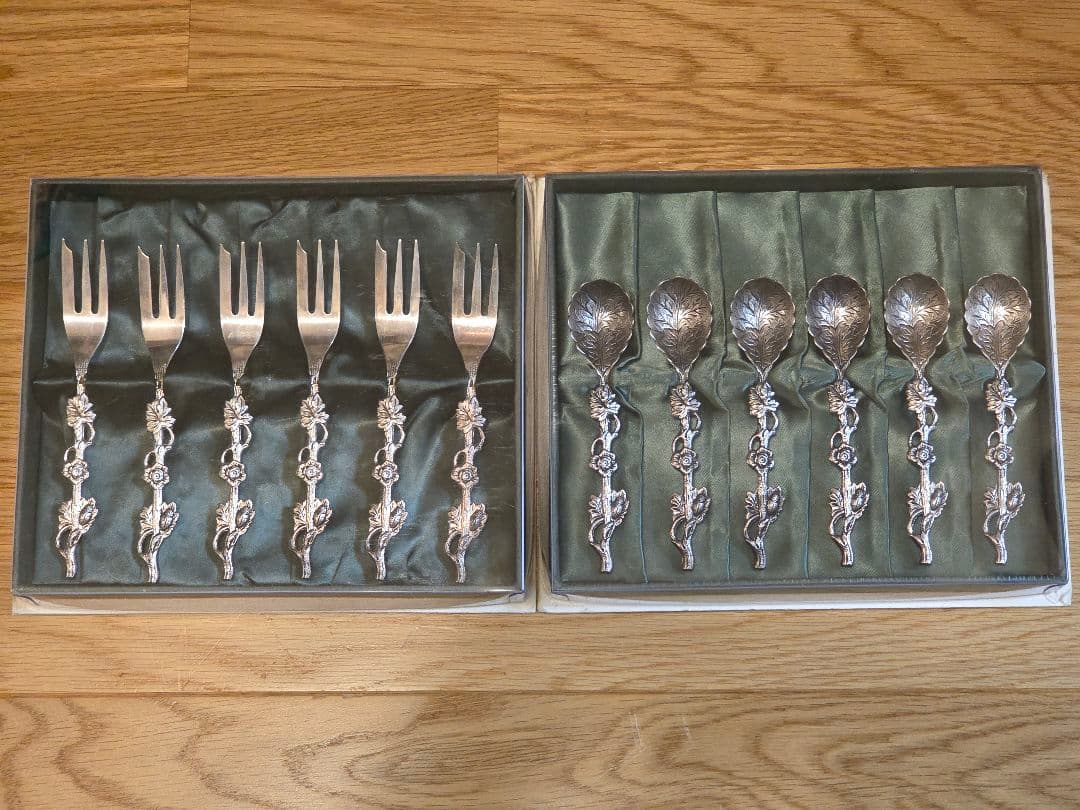 ☆シルバーカトラリー スプーン、フォークセット☆ドイツ伝統の