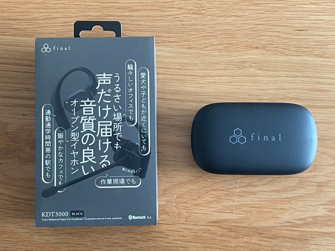 final KDT3000 オープンイヤー型ワイアレスイヤホン KDT3000｜final 公式ストア