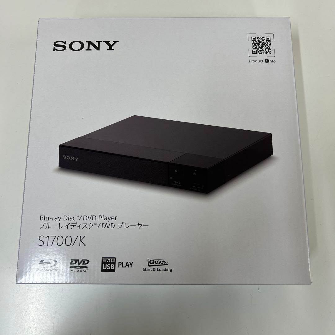 SONY ソニー ブルーレイ/DVDプレーヤー BDP-S1700/K - メルカリ