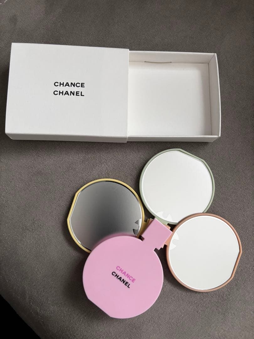 未使用】CHANEL チャンスクレームマンハンドクリーム ミラー巾着試供品