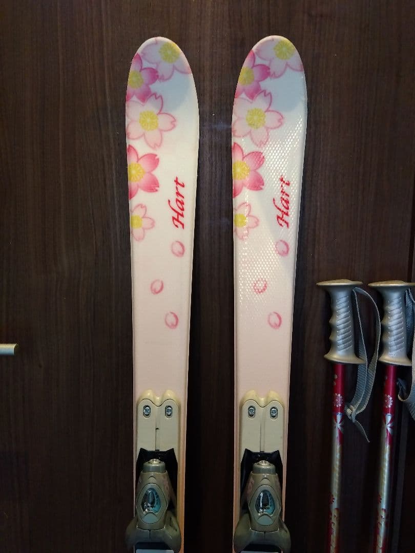 ✨️綺麗✨️HART/学生・ご柄な女性用/スキーセット/メンテ・WAX済✓