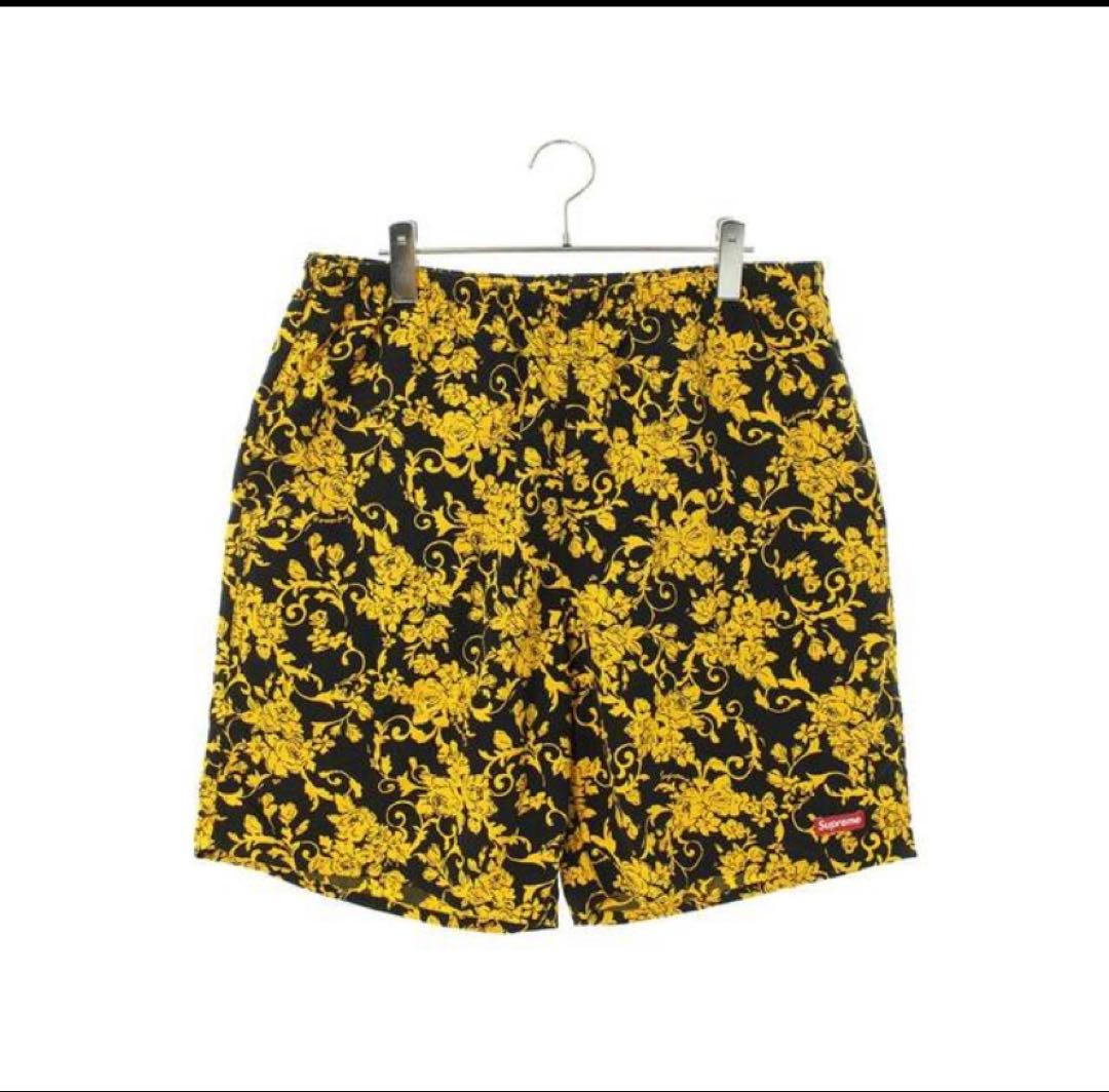 ウェア supreme nylon water short black floral S Supreme - supreme nylon water short black floral Sの通販 by 大阪