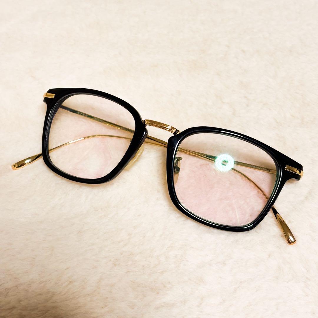 i*5様 【美品】金子眼鏡 VINTAGE KV-40 伊達メガネ ゴールドフレ