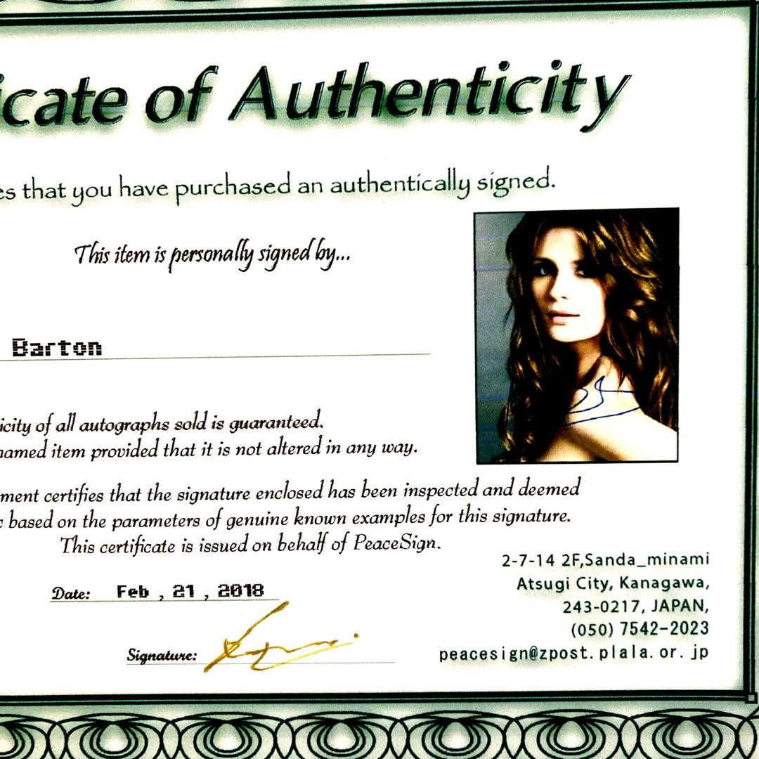 ミーシャ・バートン直筆サイン入り超 大型写真…Mischa Barton