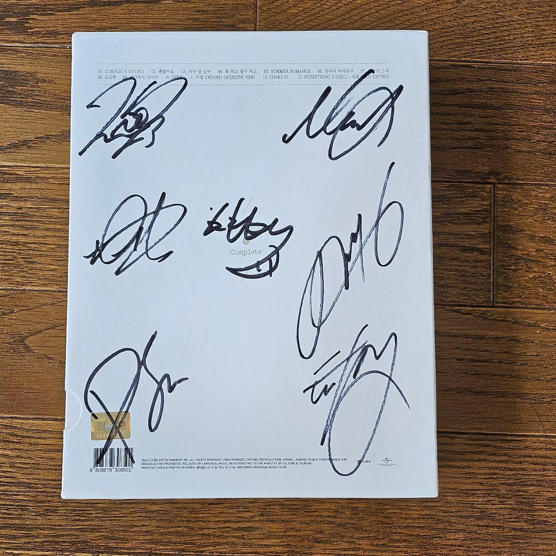BTOB 1ST ALBUM Complete 全員サイン入り&トレカ付き - メルカリ