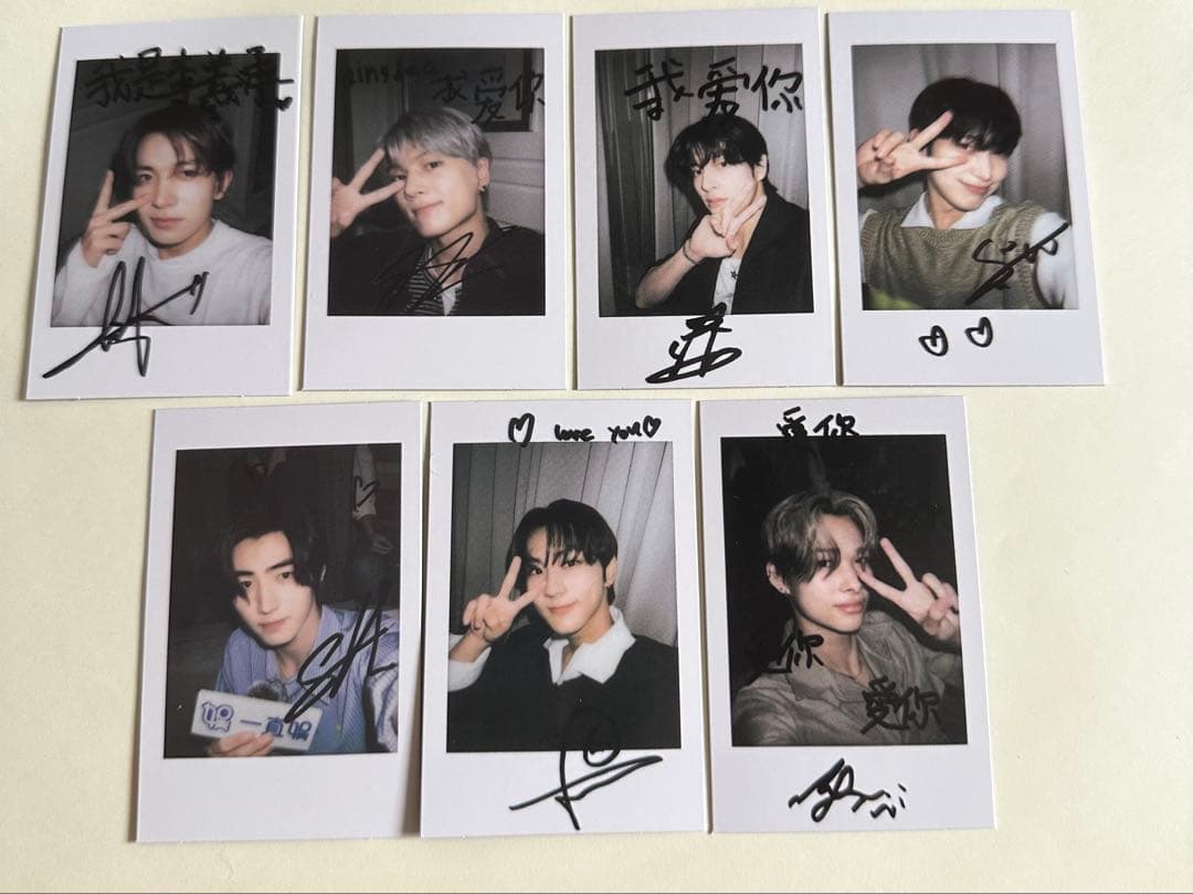 ENHYPEN yizhiyu 中華 一直娱 トレカ7枚コンプセット ポラ - メルカリ