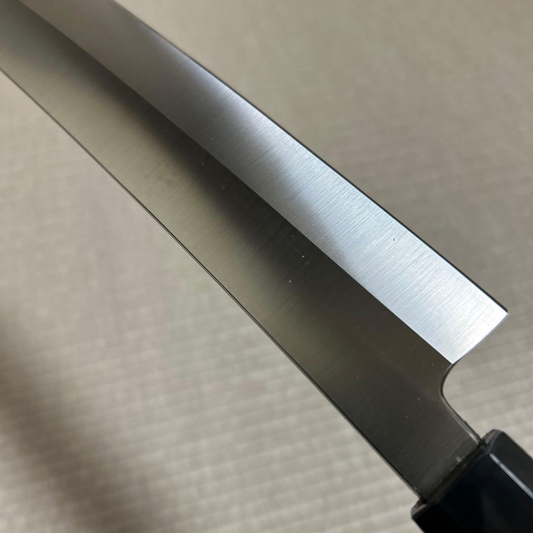 尺三 先丸 V金10号 本焼 包丁 和包丁 黒檀 柳刃