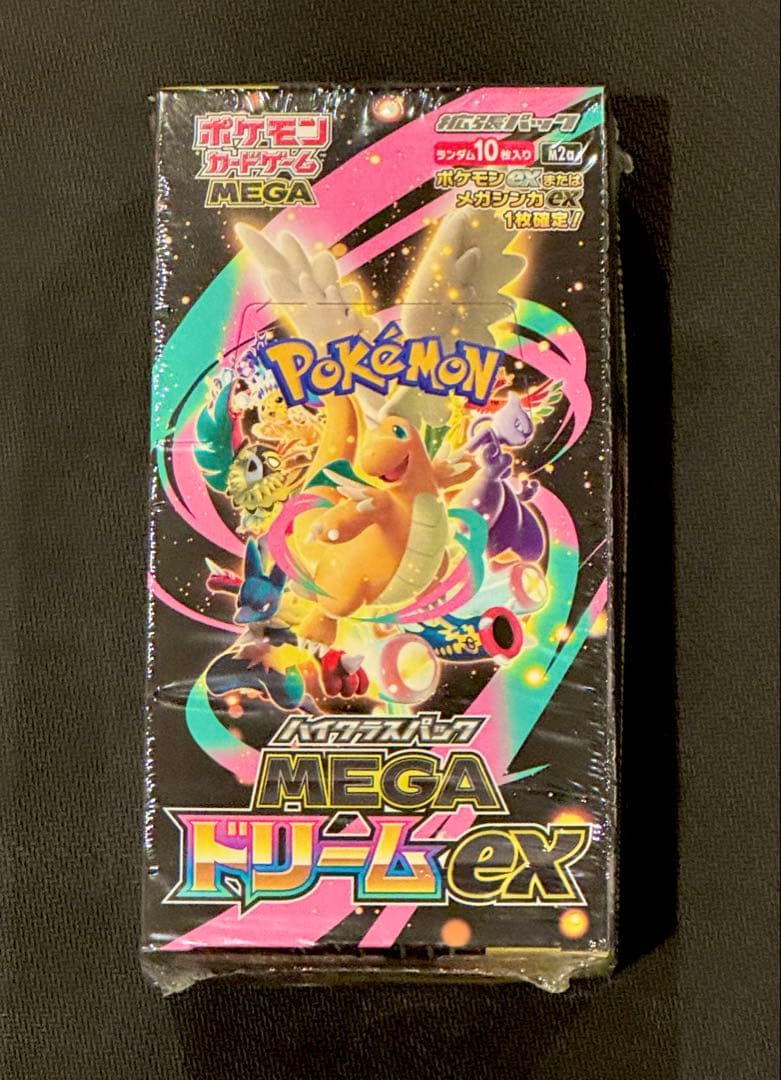 MEGAドリームex ボックス シュリンク付 ポケモンカード 新品未開封 ポケモンカードゲーム 【シュリンク付き未開封品】ポケモンカード