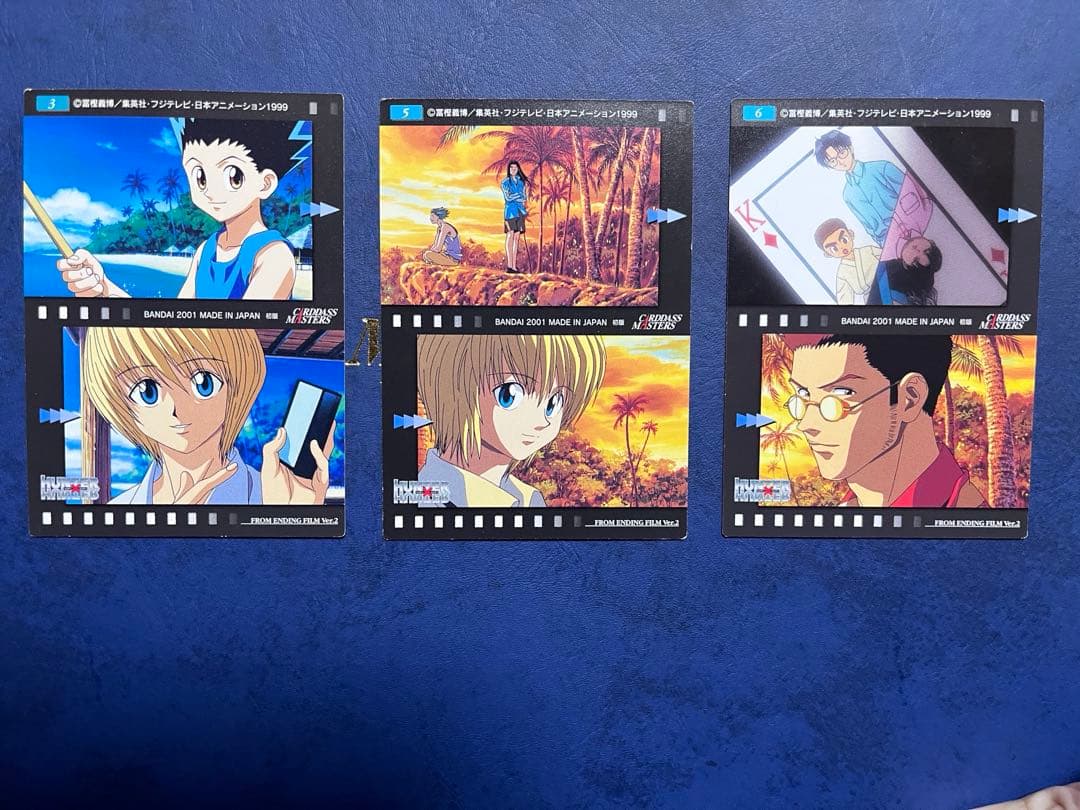 HUNTER×HUNTER カードダスマスターズ No.3.5.6 3枚セット - メルカリ